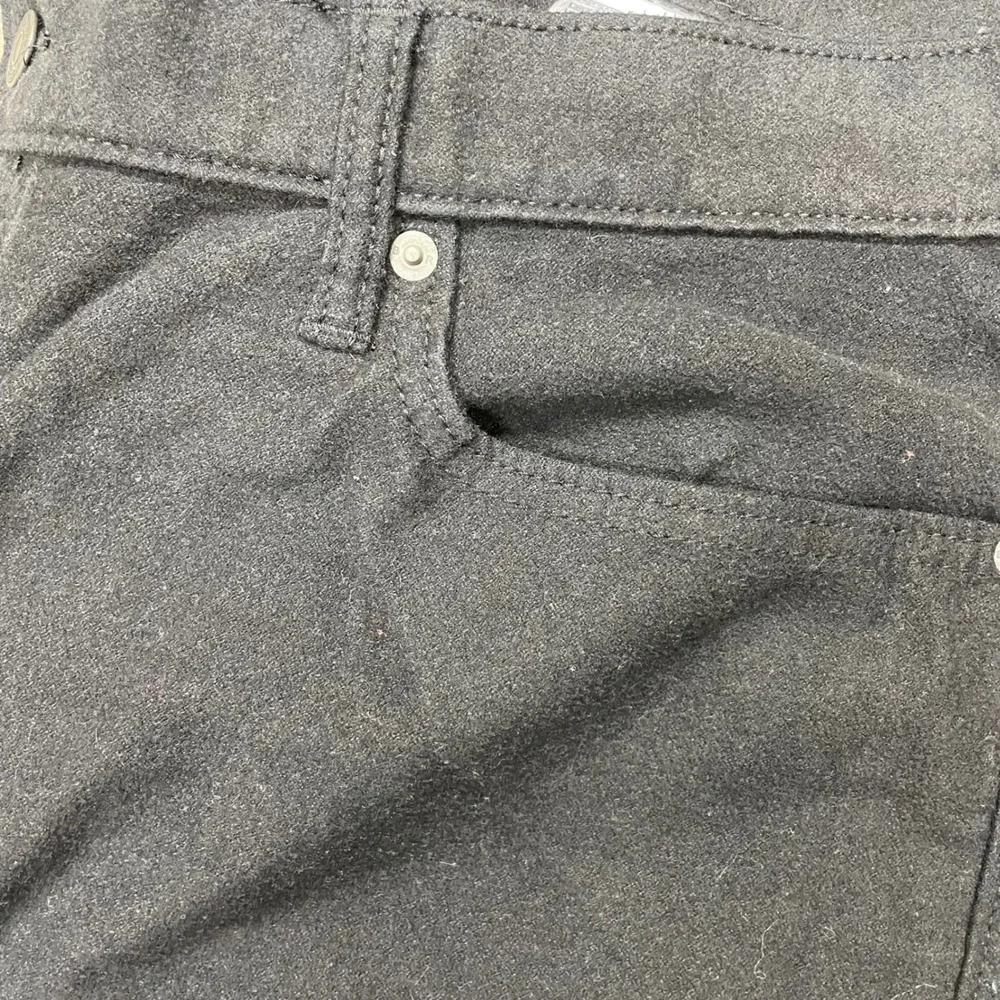 Banana Republic Travel Jean Mens 38x32 Black Slim Fit Brushed Pants 514659
